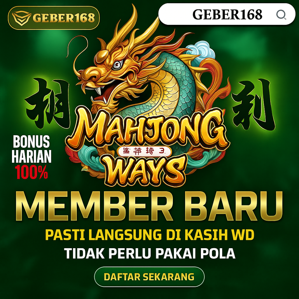 GEBER168 : Portal Resmi Game Online Menang Cepat Terbaik 2025